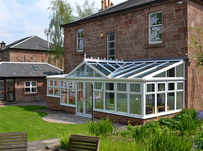 Home extension example in West Lothian